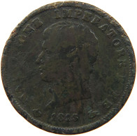 ITALY STATES SOLDO 1815 M NAPOLEON I. #s085 0245 - Napoleontisch