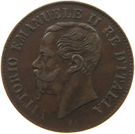 ITALY 2 CENTESIMI 1867 M #s084 0509 - 1861-1878 : Victor Emmanuel II.