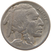 UNITED STATES OF AMERICA NICKEL 1917 BUFFALO #s087 0249 - 1913-1938: Buffalo