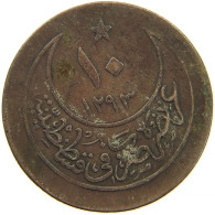 TURKEY OTTOMAN 10 PARA 1293/30 #s083 0753 - Turquie