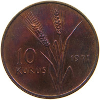 TURKEY 10 KURUS 1971 TOP #s084 0467 - Turquie