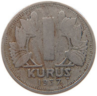 TURKEY 1 KURUS 1937 #s087 0079 - Turquie