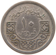 SYRIA 10 QIRSH 1956 #s087 0265 - Syrien