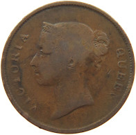 STRAITS SETTLEMENTS 1 CENT 1845 #s085 0175 - Colonie