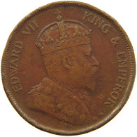 STRAITS SETTLEMENTS 1 CENT 1904 #s085 0147 - Colonie