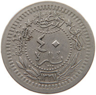 TURKEY OTTOMAN 40 PARA 1327/4 #s087 0595 - Saudi Arabia