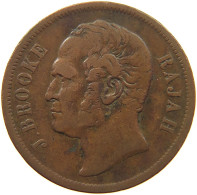 SARAWAK 1 CENT 1863 #s085 0183 - Colonies