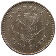 RHODESIA 5 CENTS 1973 #s087 0095 - Rhodesië