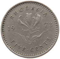 RHODESIA 5 CENTS 1973 #s087 0073 - Rhodésie