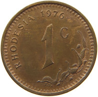 RHODESIA 1 CENT 1976 #s084 0441 - Rhodesië