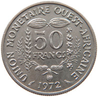 WEST AFRICA 50 FRANCS 1972 #s087 0549 - Other - Asia