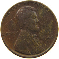UNITED STATES OF AMERICA CENT 1944 D LINCOLN #s084 0525 - 1909-1958: Lincoln, Wheat Ears Reverse