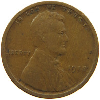 UNITED STATES OF AMERICA CENT 1918 LINCOLN #s083 0567 - 1909-1958: Lincoln, Wheat Ears Reverse