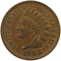 UNITED STATES OF AMERICA CENT 1903 INDIAN #s083 0575 - 1859-1909: Indian Head