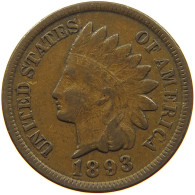 UNITED STATES OF AMERICA CENT 1893 INDIAN HEAD #s084 0527 - 1859-1909: Indian Head