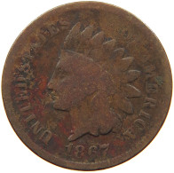 UNITED STATES OF AMERICA CENT 1867 INDIAN #s081 0053 - 1859-1909: Indian Head
