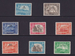 ADEN  - 1951 George VI Currency Surcharges Set To 1s Hinged Mint - Aden (1854-1963)