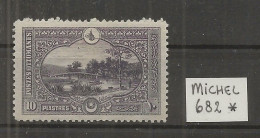 TURQUIE  N°682 Neuf - Unused Stamps