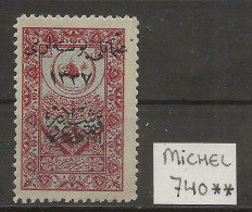 TURQUIE  N°740 Neuf SANS CHARNIERE - Unused Stamps