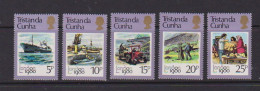 TRISTAN  DA  CUNHA    1980     London  Stamp  Exhibition    Set  Of  5    MH - Tristan Da Cunha