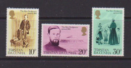 TRISTAN  DA  CUNHA    1981     Centenary  Of  Edwin  Dodgson    Set  Of  3    MH - Tristan Da Cunha