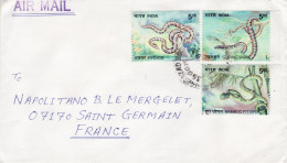 INDIA 2003 AIRMAIL LETTER SENT TO SAINT GERMAIN - Covers & Documents