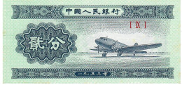 CHINA P861b 2 FEN 1953 UNC. - Chine