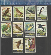 RIZLA  VOGELS OISEAUX BIRDS SERIE 2 Issued The Netherlands 1961 - Boites D'allumettes - Etiquettes