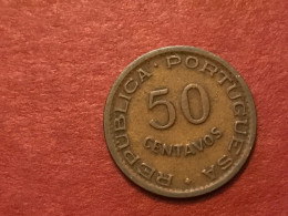 Münze Münzen Umlaufmünze Mosambik 50 Centavos 1957 - Mozambico