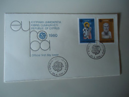 CYPRUS    FDC   1980     EUROPA  1980 SOFIE - 1980