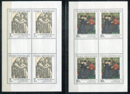 TSCHECHISCHE REPUBLIK 56-58 KB (3) Mnh - Gemälde, Paintings, Peintures - CZECH REPUBLIC / RÉPUBLIQUE TCHÈQUE - Hojas Bloque