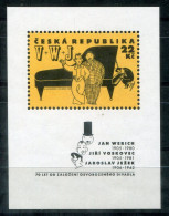 TSCHECHISCHE REPUBLIK Block 2, Bl.2 Mnh - Theater, Theatre - CZECH REPUBLIC / RÉPUBLIQUE TCHÈQUE - Blokken & Velletjes