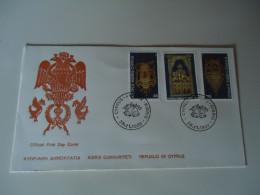 CYPRUS    FDC  1980  ATR FROM HCURCH - Briefe U. Dokumente