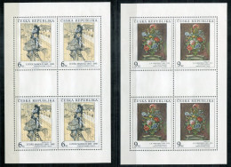 TSCHECHISCHE REPUBLIK 96-98 KB (3) Mnh - Gemälde, Paintings, Peintures - CZECH REPUBLIC / RÉPUBLIQUE TCHÈQUE - Hojas Bloque