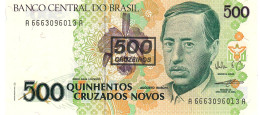 BRAZIL P226 500 CRUZEIROS /500 CRUZADOS NOVOS 1990 Signature 27 UNC. - Brésil