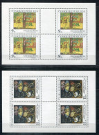 TSCHECHISCHE REPUBLIK 130-131 KB (2) Mnh - Gemälde, Painting, Peinture - CZECH REPUBLIC / RÉPUBLIQUE TCHÈQUE - Hojas Bloque