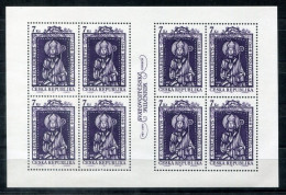 TSCHECHISCHE REPUBLIK 141 KB Mnh - Joint Issue Hl.Adalbert - CZECH REPUBLIC / RÉPUBLIQUE TCHÈQUE - Blocks & Kleinbögen