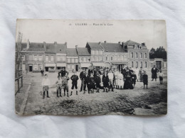 Carte Postale Ancienne Cpa LILLERS Place De La Gare Pas De Calais - Lillers