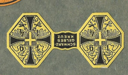 Cachet De Fermeture -  Allemagne   -schwarz Gelbes Kreuz - Erinnophilie