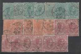 ITALIA 1884-85 - Lotto Pacchi Usati           (g9427) - Paketmarken