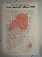 Carte Du Théâtre De La Guerre Anglo-Transvaalienne. 5 Janvier 1900, Supplément Du Patriote - Historische Dokumente