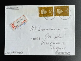 NETHERLANDS 1975 REGISTERED LETTER EPE (GLD) TO AMERSFOORT 30-01-1975 NEDERLAND AANGETEKEND - Briefe U. Dokumente