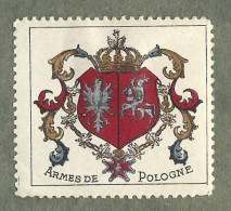 Cachet De Fermeture - Pologne -  Armes De Varsovie - Erinnophilie