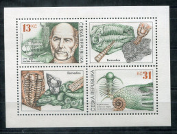 TSCHECHISCHE REPUBLIK 221-222 KB Mnh - Joachim Barrande, Trilobit - CZECH REPUBLIC / RÉPUBLIQUE TCHÈQUE - Blocchi & Foglietti