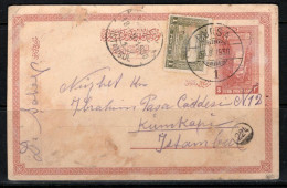 1926 TURKEY LONDON PRINTING POSTCARD - Postal Stationery