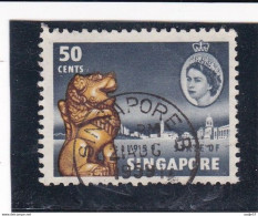 Singapore 1959 Scott# 58 Used - Singapore (...-1959)