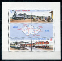 TSCHECHISCHE REPUBLIK Block 13, Bl.13 Mnh - Eisenbahn, Railway, Chemin De Fer - CZECH REPUBLIC / RÉPUBLIQUE TCHÈQUE - Blocks & Kleinbögen