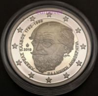 2 Euro Gedenkmünze 2019 Nr. 19 - Griechenland / Greece - Andreas Kalvos PP Proof - Griechenland