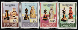 TRINIDAD Et TOBAGO -  N°499/502 ** (1984) Echecs - Trinidad & Tobago (1962-...)