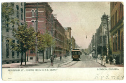 Richmond St., North From G.T.R. Depot, London, Canada - Londen